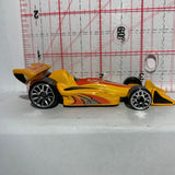 Yellow Flashfire Stunt Strikers 2007 Mcdonalds Hot Wheels Diecast Car