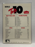 Team Logo Stickers Top 10 Kansas City Royals 1991 Fleer Baseball card
