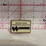 Western Canada Roadbuilders Assocaition Logo  Lapel Pin