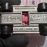 Black Chevrolet Corvette #215 268 1/57 Majorette Diecast Car