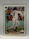 # 247 Kevin Mitchell  San Francisco Giants 1991 UD Baseball Cards