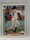 # 247 Kevin Mitchell  San Francisco Giants 1991 UD Baseball Cards