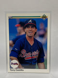 # 551 Tony Castillo  Atlanta Braves 1990 UD Baseball Cards