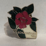 Edmonton '96 Wild Rose Flower  Lapel Pin