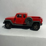 Red 4Z Jeep Gladiater DVK24 MB1057 Matchbox Diecast Car