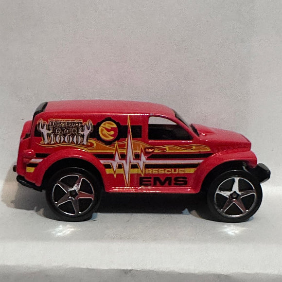 Red Rescue EMS Desert Race 1000 Power Panel 2002 Hot Wheels Diecast Car