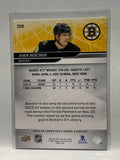 # 259 John Beecher  Boston Bruins 2024-25 UD Series Two Hockey Cards