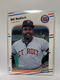 # 63 Bill Madlock  Detroit Tigers 1988 Fleer Baseball Cards