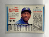 # 192 Gary Sheffield   Milwaukee Brewers 1992 Donruss Baseball Cards