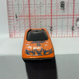 Orange Boon #8 Crushed Sports Racer Unbranded Diecast Car