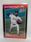 # 144 Bret Saberhagen  Kansas City Royals 1989 Donruss Baseball Cards