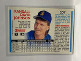 # 207 Randall Johnson  Seattle Mariners 1992 Donruss Baseball Cards