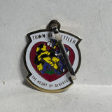 Town of Stettler Heart of Alberta Zipper Pull  Lapel Pin