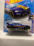 Blue Custom '18Ford Mustang GT HW Race Team GHC59 D7C6 2018 Long Card Hot Wheels Diecast Car
