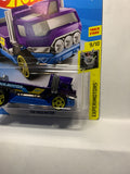 Purple The Haulinator  Experimotors FYD87 D7C3 2017 Long Card Hot Wheels Diecast Car
