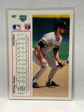 # 687 Jeff King  Pittsburgh Pirates 1991 UD Baseball Cards