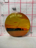 Perce Que Beach Sunset  Button Pinback