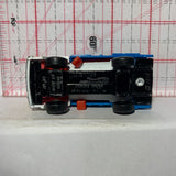 White Blue Refuse Truck #38 Superfast Matchbox Diecast Car