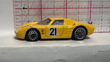Yellow #21 Ferrari 250 Hot Wheels Diecast Car