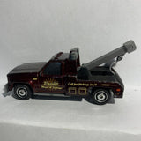 Red Pacific Wreak & Salvage GMC Wrecker Tow Truck 1/72  Matchbox Diecast Car