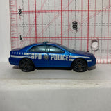Blue GPD Police Ford Fusion Batman Hot Wheels Diecast Car