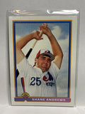 # 452 Shane Andrews  Montreal Expos 1991 Bowman Baseball card