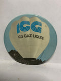 ICG Gaz Liquide Hot Air Balloon Advertisement  Button Pinback