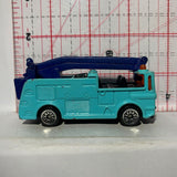 Blue Snorkel Fire Truck 2002 Mcdonalds Matchbox Diecast Car