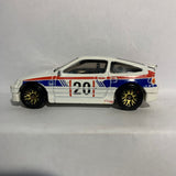 White #20 '88 Honda CRRX FYB70 Hot Wheels Diecast Car