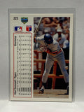 # 223 Alan Trammell  Detroit Tigers 1991 UD Baseball Cards