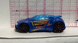 Blue High Voltage G8089 Hot Wheels Diecast Car