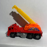 Red Rescue Crane Matchbox Diecast Car