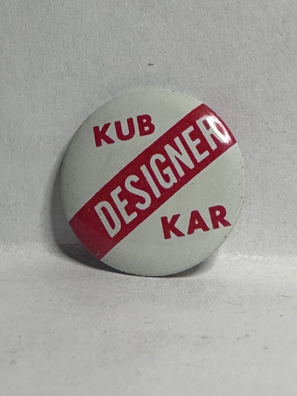 Designer Kub Kar   Lapel Pin