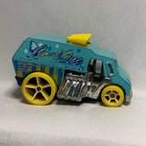 Blue  Cool One Ice Cream 2004 Hot Wheels Van Diecast Car