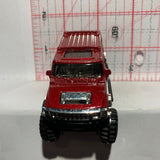 Red Flames Hummer H2 Hot Wheels Diecast Car