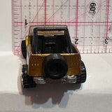 Gold #5 Trailbuster Jeep 1990 Hot Wheels Diecast Car