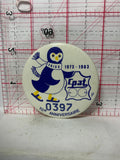 Frigo 1973 1983 Cpat Penguin 10th Anniversary  Button Pinback