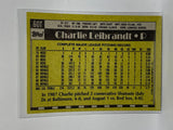 # 60T Charlie Leibrandt  Atlanta Braves 1990 Topps Baseball Cards