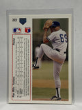 # 222 Alan Mills  New York Yankees 1991 UD Baseball Cards