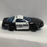 Black White Police C-280 Car Camaro  Hot Wheels Diecast Car