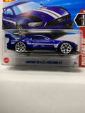 Blue Custom '18 Ford Mustang G1 Mustang 60 HYY94 N521 2024 Short Card Hot Wheels Diecast Car