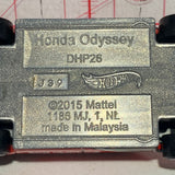 Red NGK Spark Plugs Honda Odyssey DHP26 HW Speed Graphics Hot Wheels Diecast Car