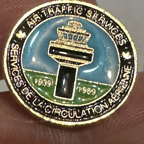 Air Traffic Services Services De La Circulation Aerienne  Lapel Pin