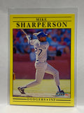 # 221 Mike Sharperson  Los Angeles Dodgers 1991 Fleer Baseball card