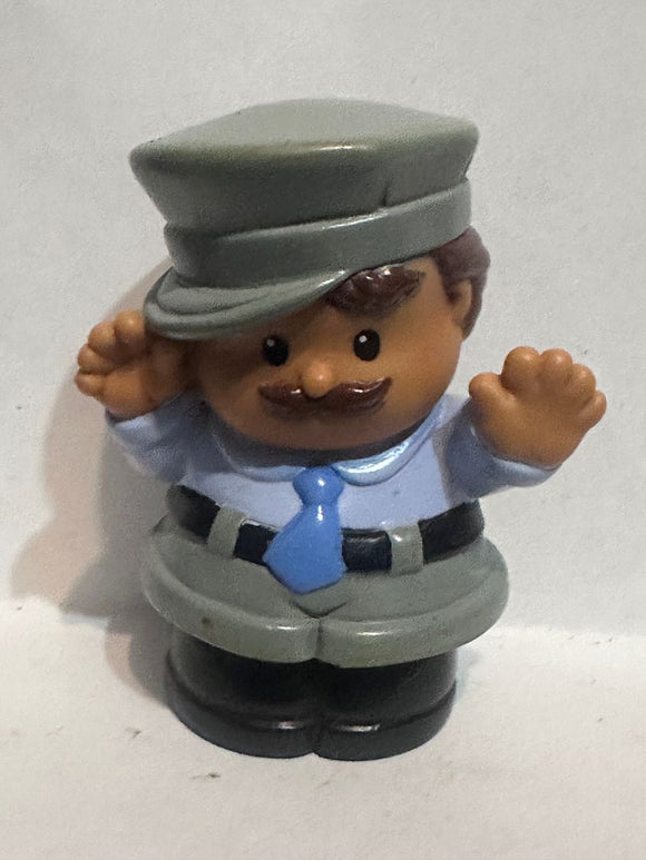 Police Officer Crossing Guard Little People Fisher Price 1998 Action Figure Toy