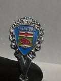 Shilo Manitoba Crest Emblem Manitoba Souvenir Spoon