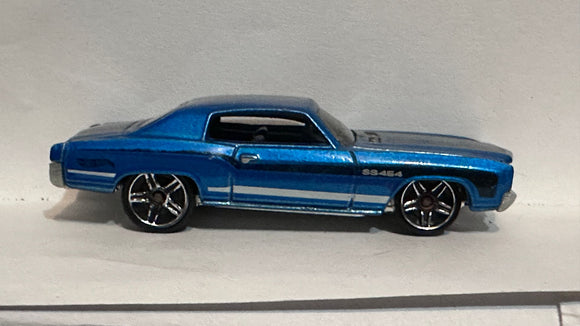 Blue '70 Monte Carlo Hot Wheels Diecast Car