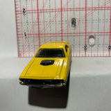 Yellow '71 Dodge Challenger Hot Wheels Diecast Car