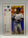 # 675 Hensley Meulens  New York Yankees 1991 UD Baseball Cards