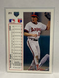 # 211 Donnie Hill  Los Angles Angels 1991 UD Baseball card